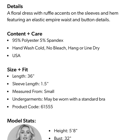 Pinkblush Floral Pink Midi Dress - Picture 5 of 5